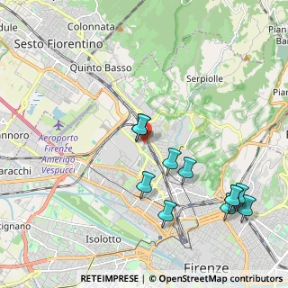 Mappa Via delle Tre Pietre, 50141 Firenze FI, Italia (2.30455)