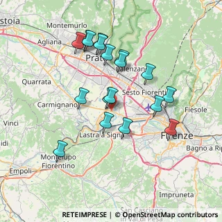 Mappa Via XIII Martiri, 50058 Signa FI, Italia (7.15389)
