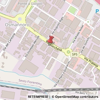 Mappa Via Lucchese, 19B, 50019 Sesto Fiorentino, Firenze (Toscana)