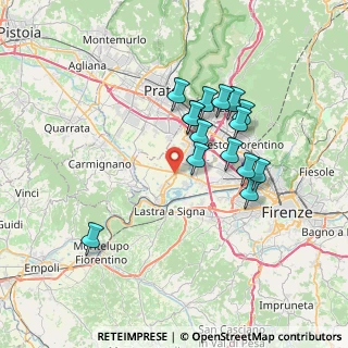 Mappa Via Indicatorio, 50058 Signa FI, Italia (6.35533)