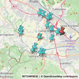 Mappa Via Indicatorio, 50058 Signa FI, Italia (3.9075)