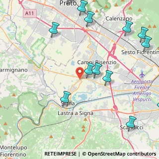 Mappa Via Indicatorio, 50058 Signa FI, Italia (5.84077)