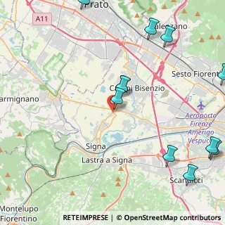 Mappa Via Indicatorio, 50058 Signa FI, Italia (5.80818)