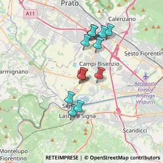 Mappa Via Indicatorio, 50058 Signa FI, Italia (3.37308)