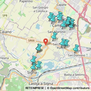 Mappa Via Indicatorio, 50058 Signa FI, Italia (2.296)