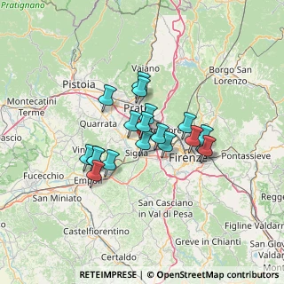 Mappa Via Indicatorio, 50058 Signa FI, Italia (10.39053)
