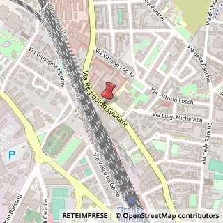 Mappa Via Padre Reginaldo Giuliani, 188, 50141 Firenze, Firenze (Toscana)
