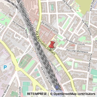 Mappa Via Reginaldo Giuliani, 137, 50141 Firenze, Firenze (Toscana)