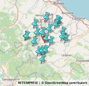 Mappa Via Francesco Penserini, 61023 Macerata Feltria PU, Italia (10.741)