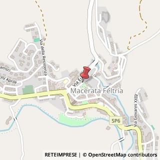 Mappa Via Cosmi,  18, 61023 Macerata Feltria, Pesaro e Urbino (Marche)