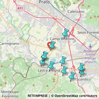 Mappa Via Pietro Mascagni, 50058 Signa FI, Italia (4.15909)
