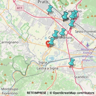 Mappa Via Pietro Mascagni, 50058 Signa FI, Italia (4.76)