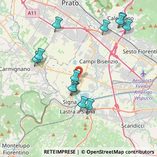 Mappa Via Pietro Mascagni, 50058 Signa FI, Italia (4.68)