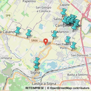 Mappa Via Pietro Mascagni, 50058 Signa FI, Italia (2.734)