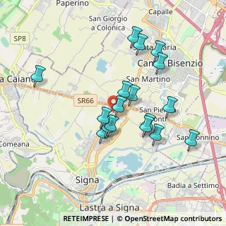 Mappa Via Pietro Mascagni, 50058 Signa FI, Italia (1.70706)