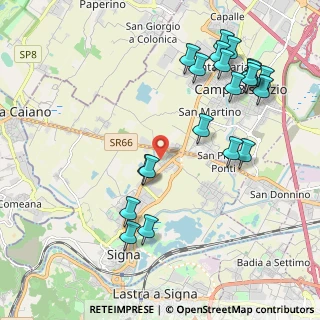 Mappa Via Pietro Mascagni, 50058 Signa FI, Italia (2.425)