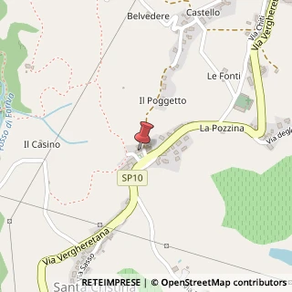 Mappa Piazza San Cristina, 9, 59015 Carmignano, Prato (Toscana)