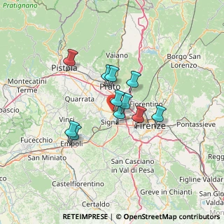 Mappa Via Vingone, 50058 Campi Bisenzio FI, Italia (9.85455)