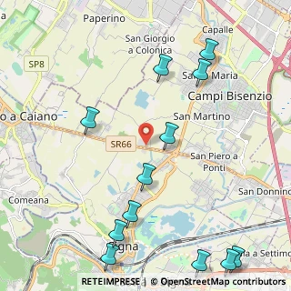 Mappa Via del Dirigibile, 50013 Campi Bisenzio FI, Italia (2.89167)
