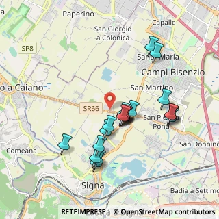 Mappa Via Vingone, 50058 Campi Bisenzio FI, Italia (1.753)