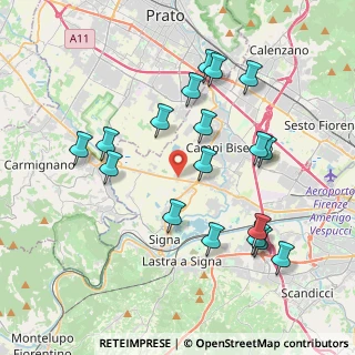 Mappa Via Vingone, 50058 Campi Bisenzio FI, Italia (4.12611)