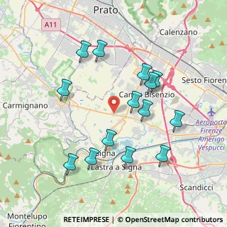 Mappa Via Vingone, 50058 Campi Bisenzio FI, Italia (3.92)