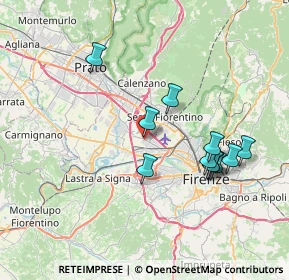 Mappa Via Torta 25 Loc, 50019 Sesto Fiorentino FI, Italia (7.22)