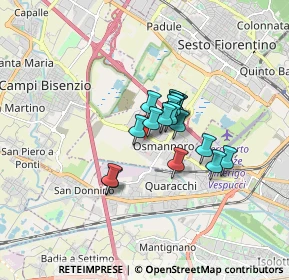 Mappa Via Torta 25 Loc, 50019 Sesto Fiorentino FI, Italia (1.03632)