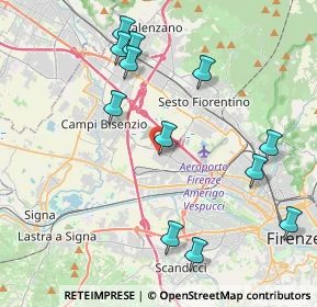 Mappa Via Torta 25 Loc, 50019 Sesto Fiorentino FI, Italia (4.60417)