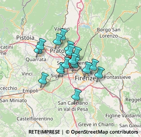 Mappa Via Torta 25 Loc, 50019 Sesto Fiorentino FI, Italia (8.95688)