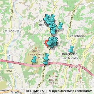 Mappa Via Provinciale, 18019 Vallecrosia IM, Italia (0.675)