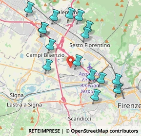 Mappa Via Lucchese, 50019 Sesto Fiorentino FI, Italia (4.3425)