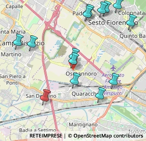 Mappa Via Lucchese, 50019 Sesto Fiorentino FI, Italia (2.45071)