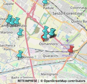 Mappa Via Lucchese, 50019 Sesto Fiorentino FI, Italia (2.01429)