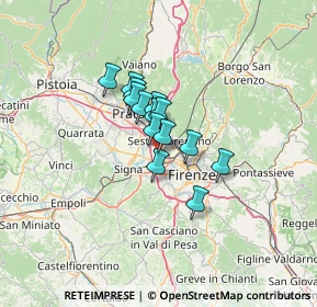 Mappa Via Lucchese, 50019 Sesto Fiorentino FI, Italia (7.94929)