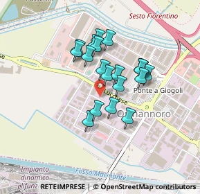 Mappa Via Lucchese, 50019 Sesto Fiorentino FI, Italia (0.3425)