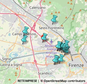 Mappa Via Tommaso Alva Edison, 50019 Sesto Fiorentino FI, Italia (3.72375)