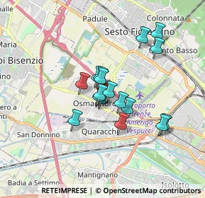 Mappa Via Tommaso Alva Edison, 50019 Sesto Fiorentino FI, Italia (1.30353)