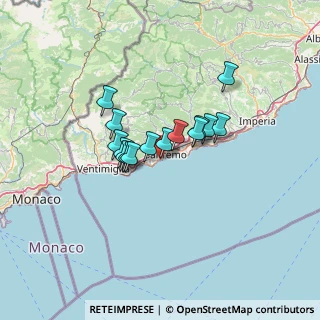 Mappa Via San Rocco, 18038 Sanremo IM, Italia (9.24667)
