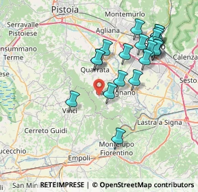 Mappa Via Fontemorana, 59015 Carmignano PO, Italia (7.9385)