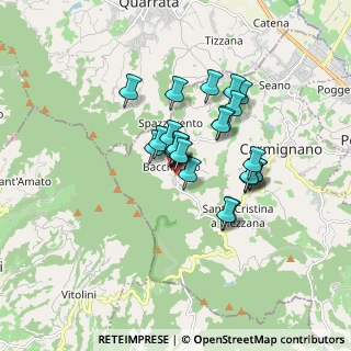 Mappa Via Fontemorana, 59015 Carmignano PO, Italia (1.24)