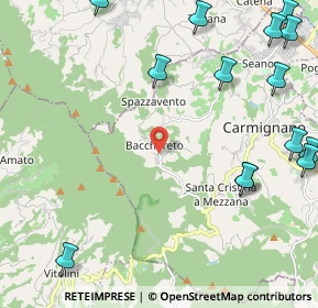 Mappa Via Fontemorana, 59015 Carmignano PO, Italia (3.22857)