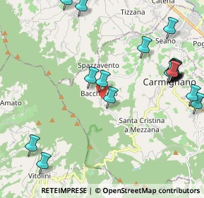 Mappa Via Fontemorana, 59015 Carmignano PO, Italia (2.7155)