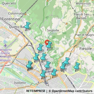 Mappa Careggi, 50141 Firenze FI, Italia (2.30769)