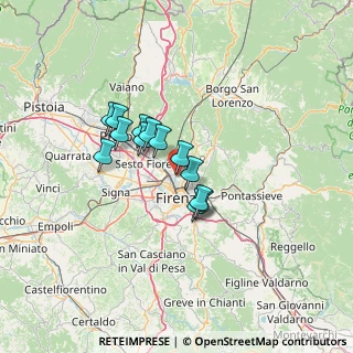 Mappa Careggi, 50141 Firenze FI, Italia (9.57692)