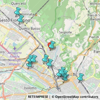 Mappa Via delle Panche, 50124 Firenze FI, Italia (2.54077)