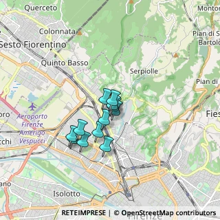 Mappa Via delle Panche, 50124 Firenze FI, Italia (1.175)