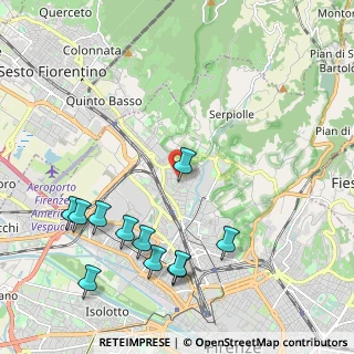 Mappa Via delle Panche, 50124 Firenze FI, Italia (2.51636)
