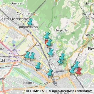 Mappa Via delle Panche, 50124 Firenze FI, Italia (2.23154)