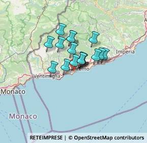 Mappa Via Padre Semeria, 18038 Sanremo IM, Italia (8.24588)